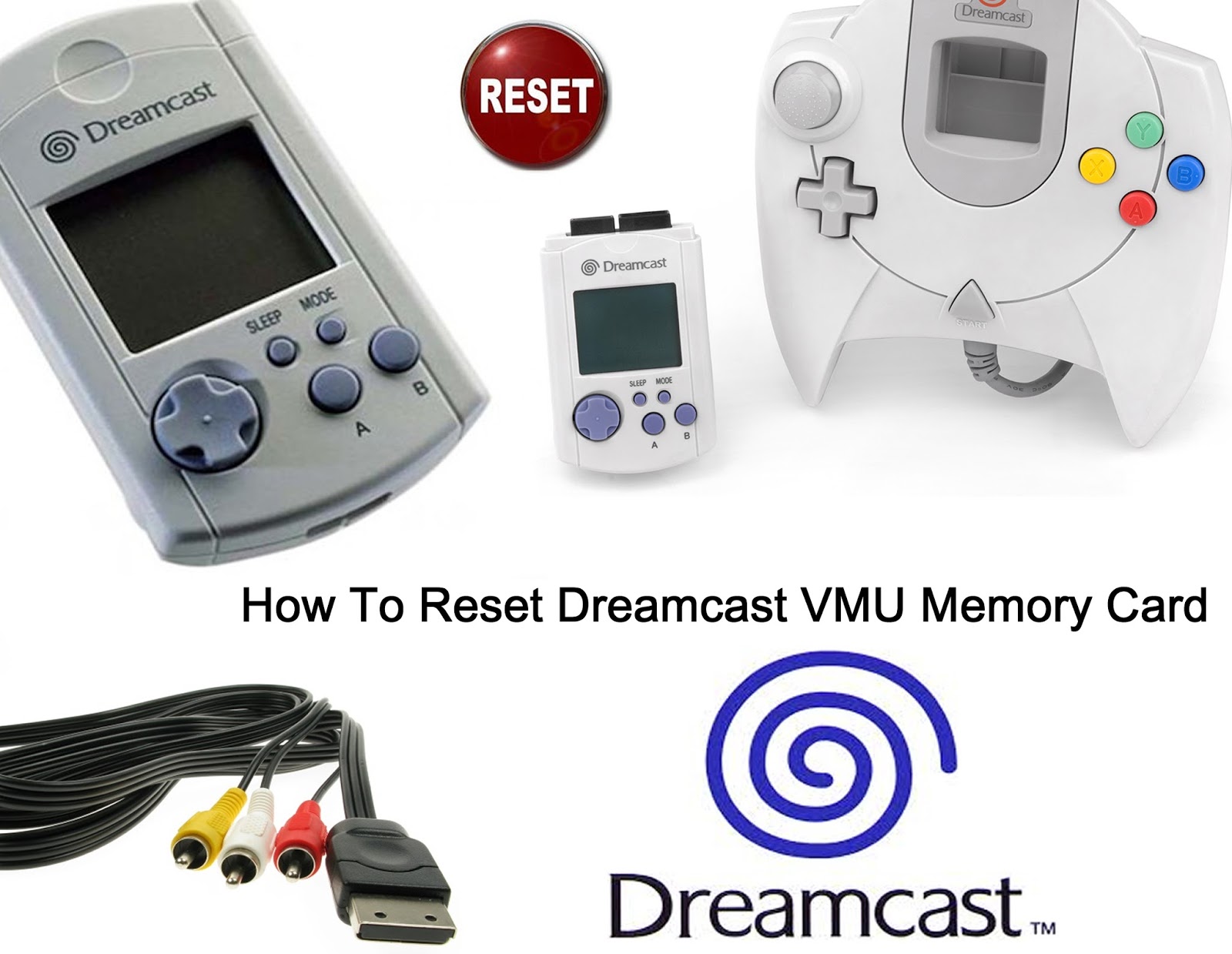 How To Reset a Dreamcast VMU Memory Card How To Fix & Repair Things