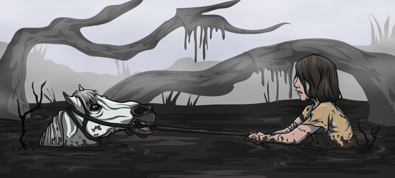 The Bizarre Art of Schuyler Abrams The Neverending Story "Fight