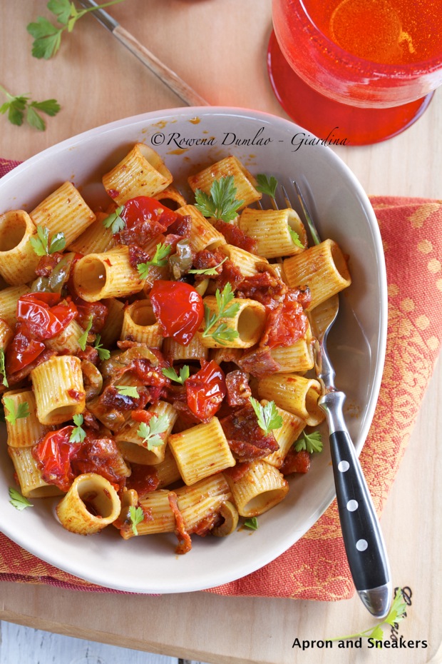 Spicy Pasta With Salami