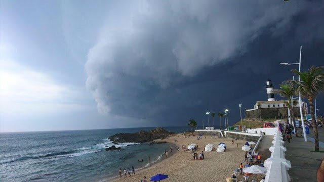 Bahia pode ser atingida por ciclone neste fim de semana, alerta a Marinha