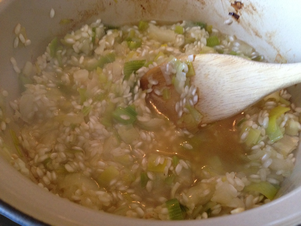 A Healthy Makeover Leek and Pancetta Risotto