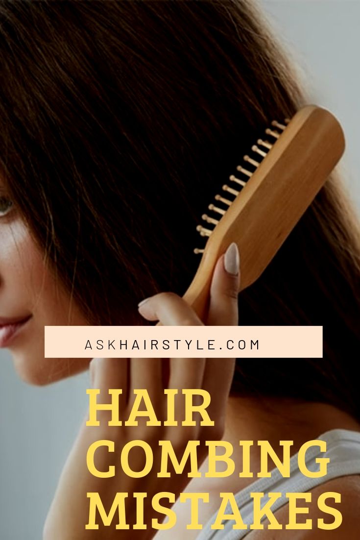 Hair Combing Mistakes that may Damage the Scalp Avoid them