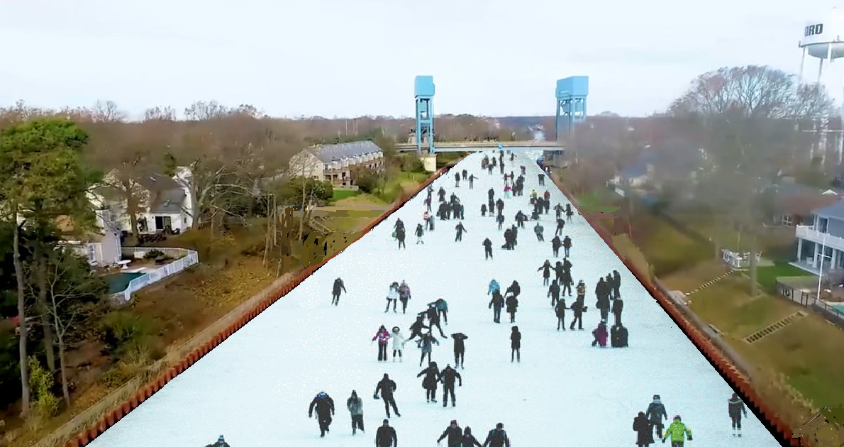 Extreme Cold Turns Point Pleasant Canal Into Frozen Wonderland