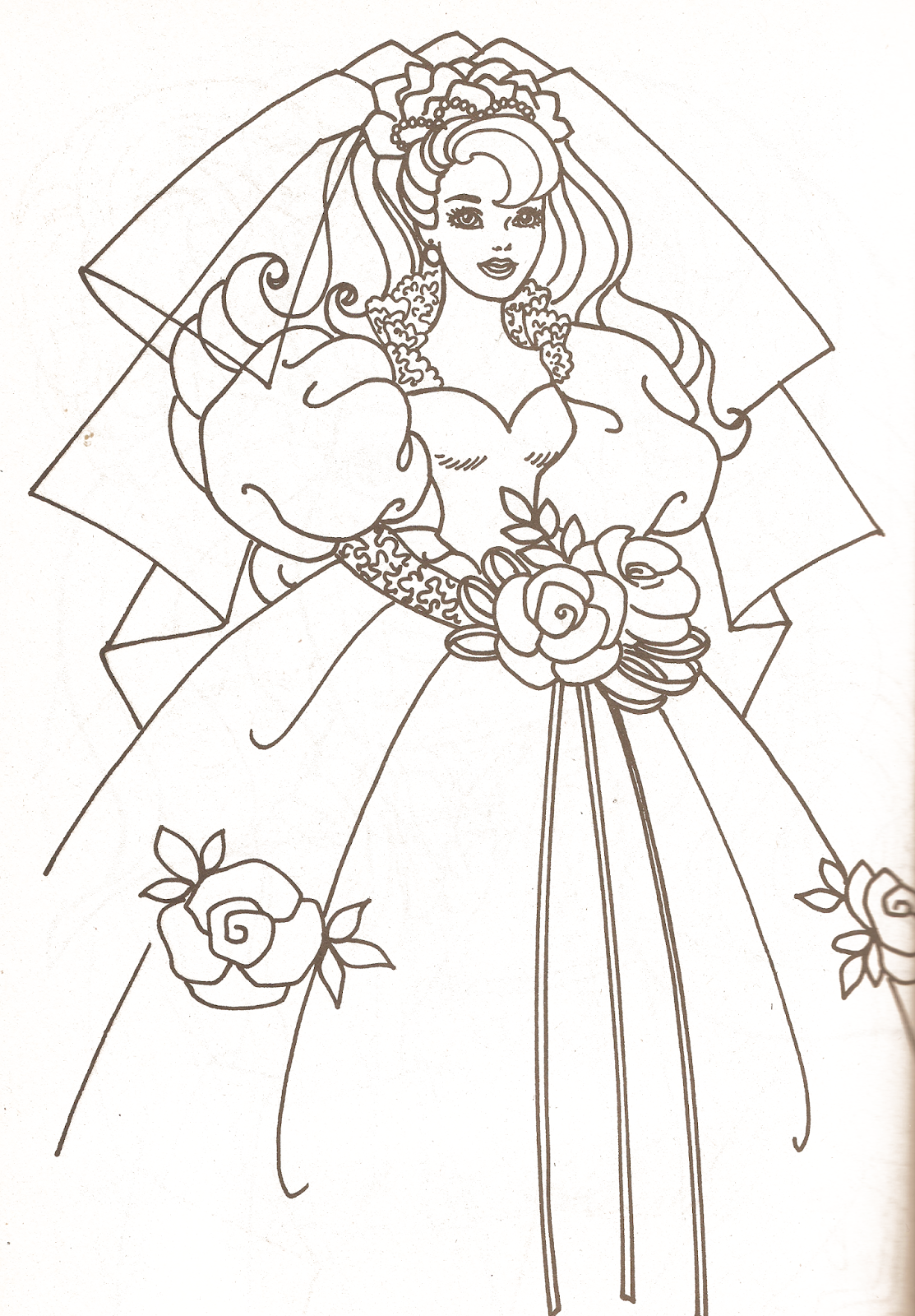 Miss Missy Paper Dolls: Barbie coloring pages part 2