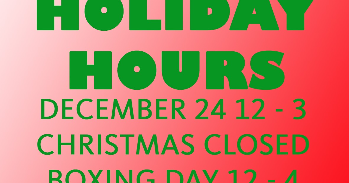 Vermin Scooter Shop HOLIDAY HOURS