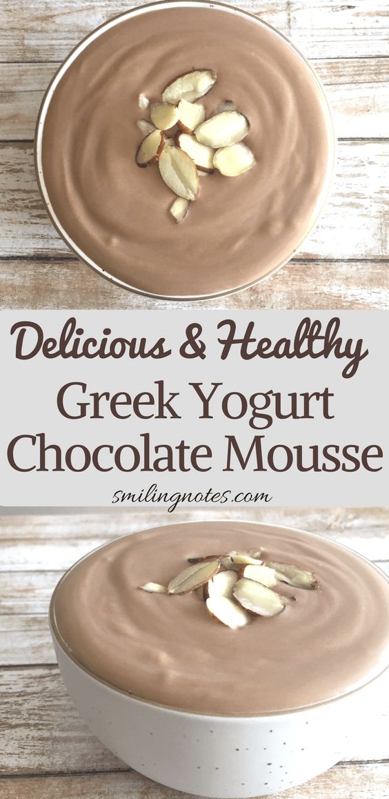 Greek Yogurt Chocolate Mousse HEALTHY EATING RECIPES UPDATE
