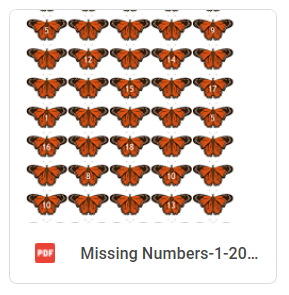 Missing Numbers-1-20