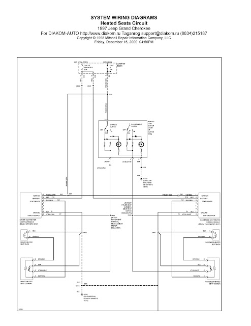 1997 Jeep Grand Cherokee System Wiring Diagram Heated Seats Circuit