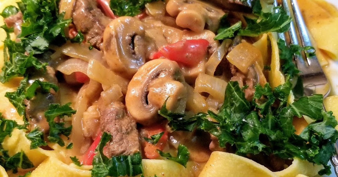Hot and Cold Running Mom Just my Stuff Paprika Beef Stroganoff