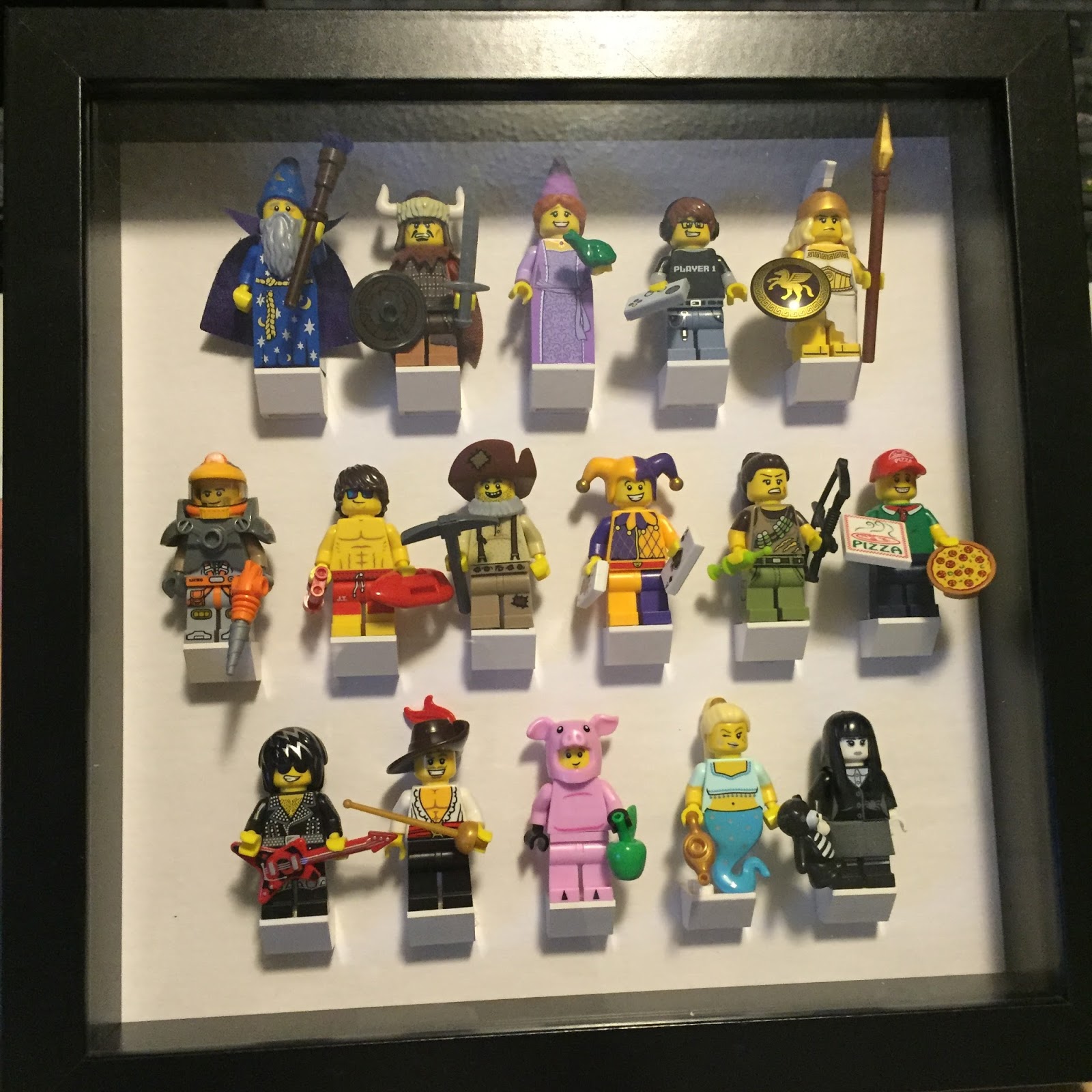 Rambling Introspection DIY LEGO Collectable Minifigure Display with