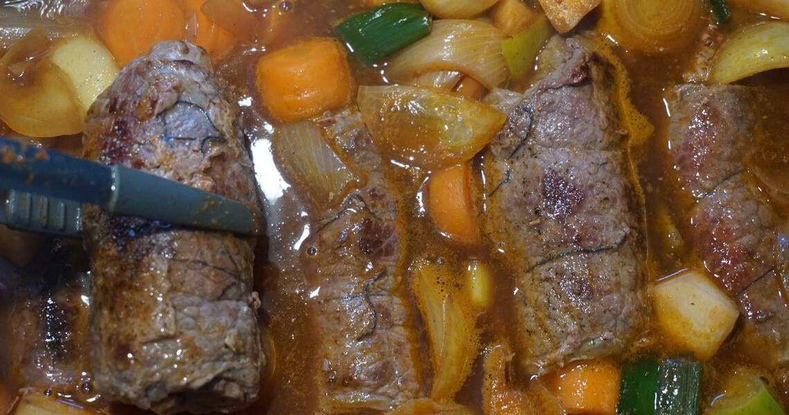 Rouladen Im Ofen Schmoren Wieviel Grad Rinderrouladen mit Weißkraut | Mann in der Küche | food blog und rezepte