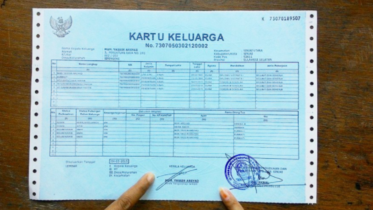 Cara Membuat Kartu Keluarga BAHASA INDONESIA SMA IT