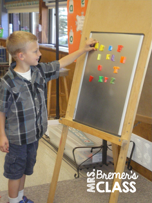 Alphabet activities for Kindergarten