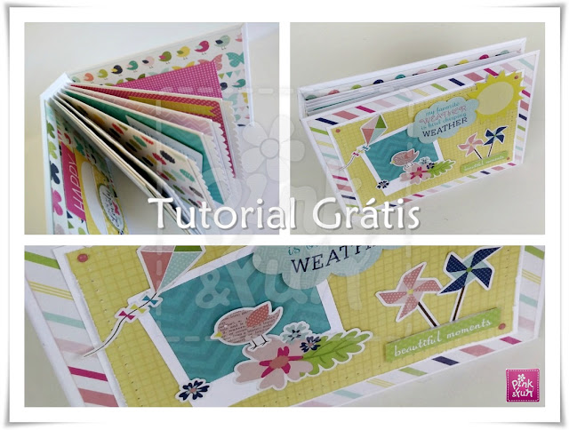 Tutorial | Scrapbook Mini Album by Pink&Fun Scrapbooking