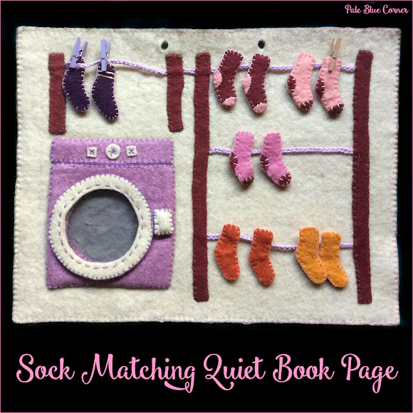 Sock Matching Quiet Book Page