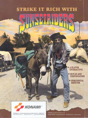 Póster videojuego Sunset Riders