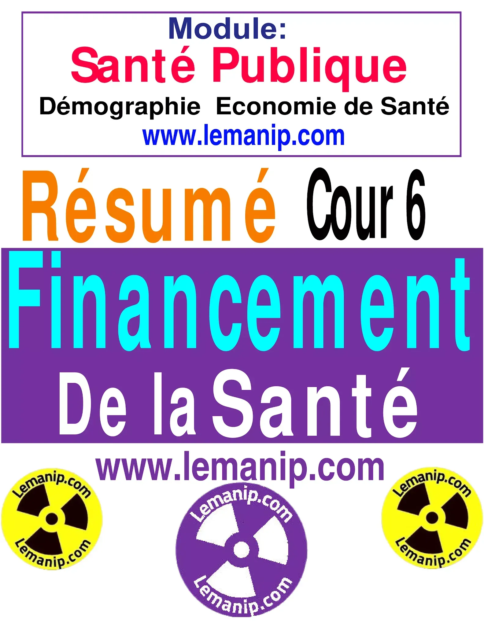 Résumé Du Cours 6 Du Santé Publique