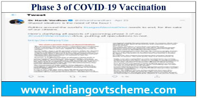 Phase 3 of COVID-19 Vaccination