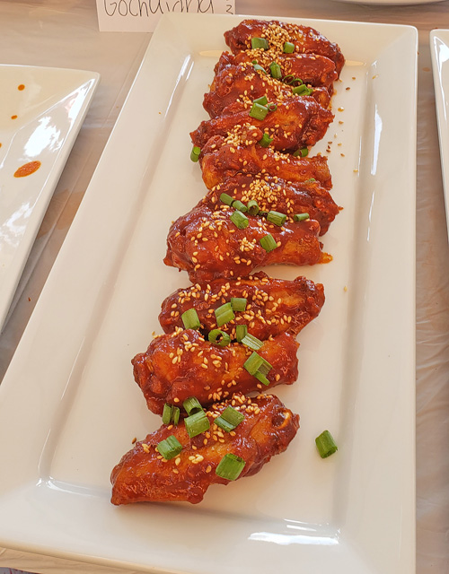 Gochujang wings at Big Kahuna Wing Festival in Knoxville, TN