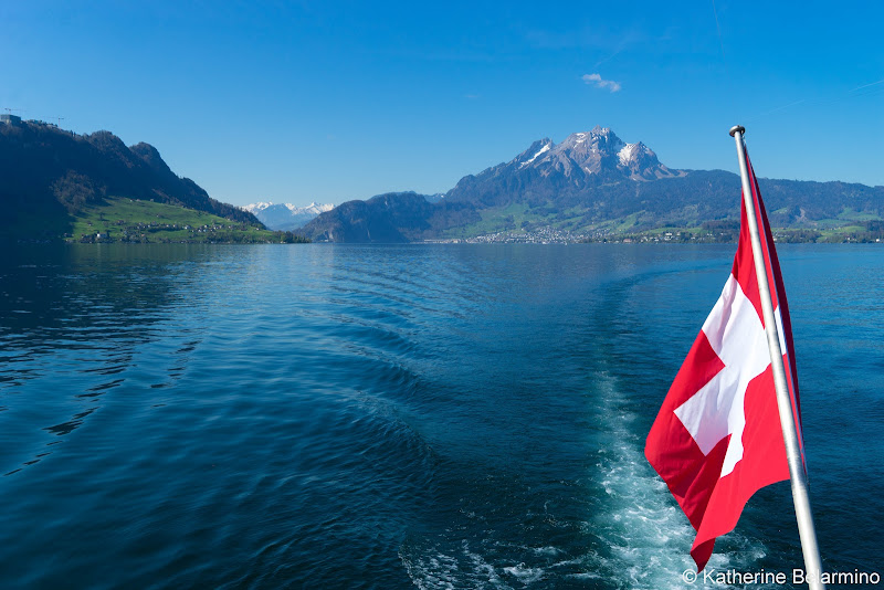 Boat from Lucerne to Vitznau Two Days in Lucerne Luzern Switzerland