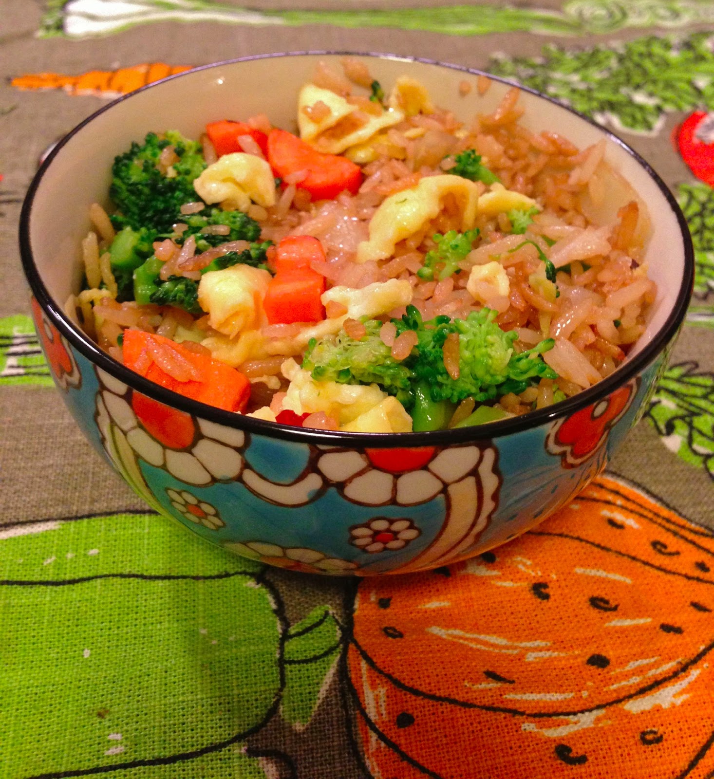 One Potato Blue Potato Easy Fried Rice