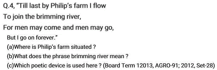 NCERT Solution Class 9 English 4th Question