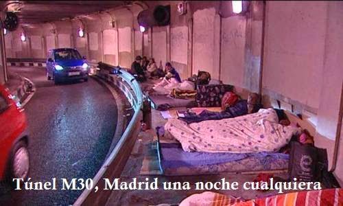 Tunel de Madrid  una noche cualquiera