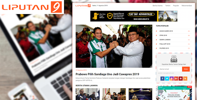 Template Blogger Mirip Portal Berita Liputan6.com Template Blogger Mirip Portal Berita Liputan6.com