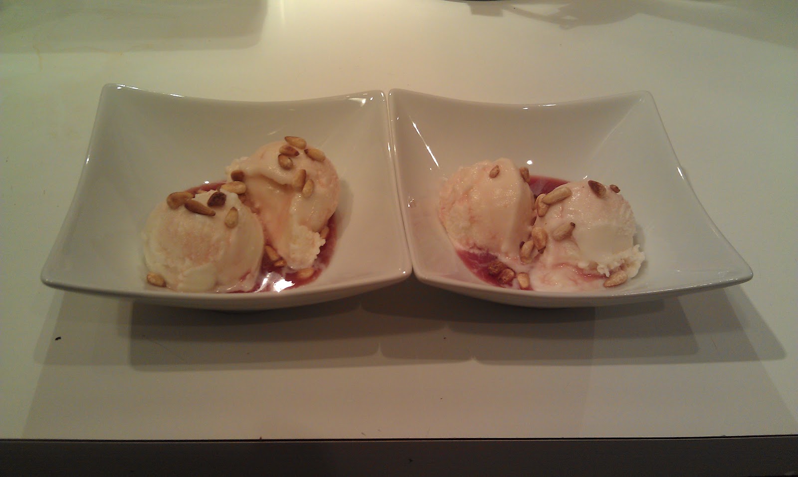 You Eat Like That Every Day? Honey Goat Cheese Frozen Yogurt