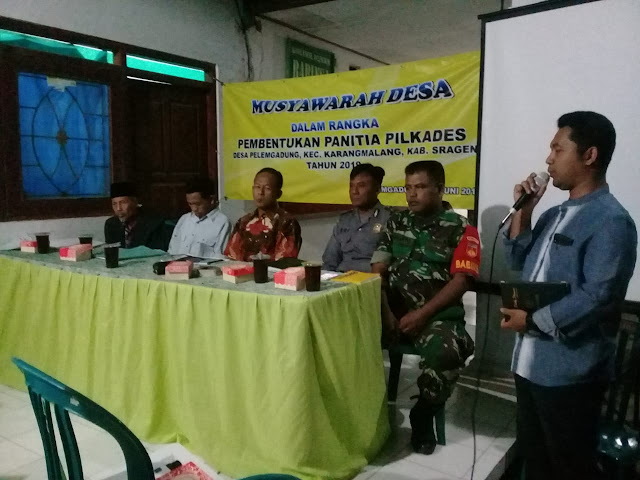 Pembentukan Panitia Pemilihan Kepala Desa Pelemgadung Pembentukan Panitia Pemilihan Kepala Desa Pelemgadung