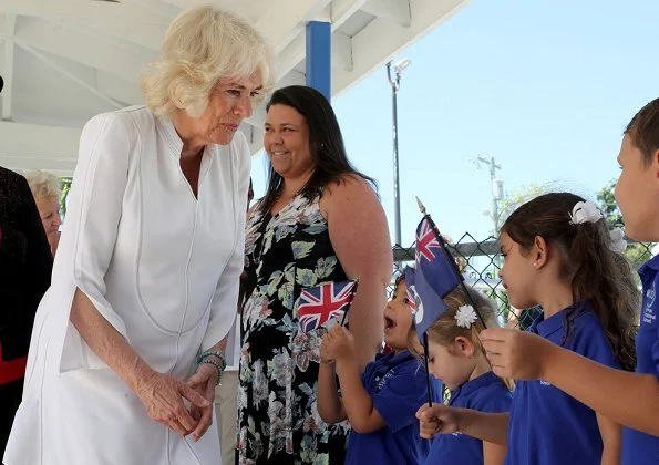 The Duchess of Cornwall visited Jasmine Villa Hospice in Grand Cayman.Jasmine Hospice is a not-for-profit organisation