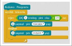Arduino ile Işık Sensörü için Mblock Kodları Arduino ile Işık Sensörü için Mblock Kodları