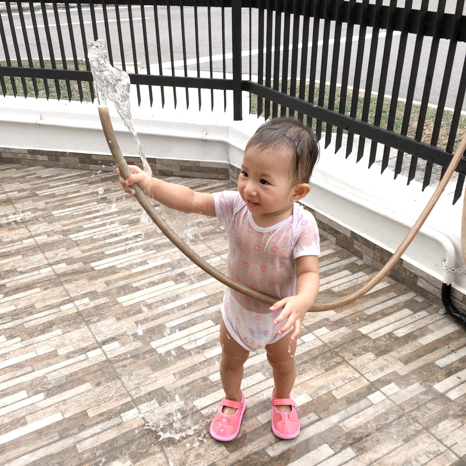 Baby Playtime Water Hose Travel, Photography, Motherhood