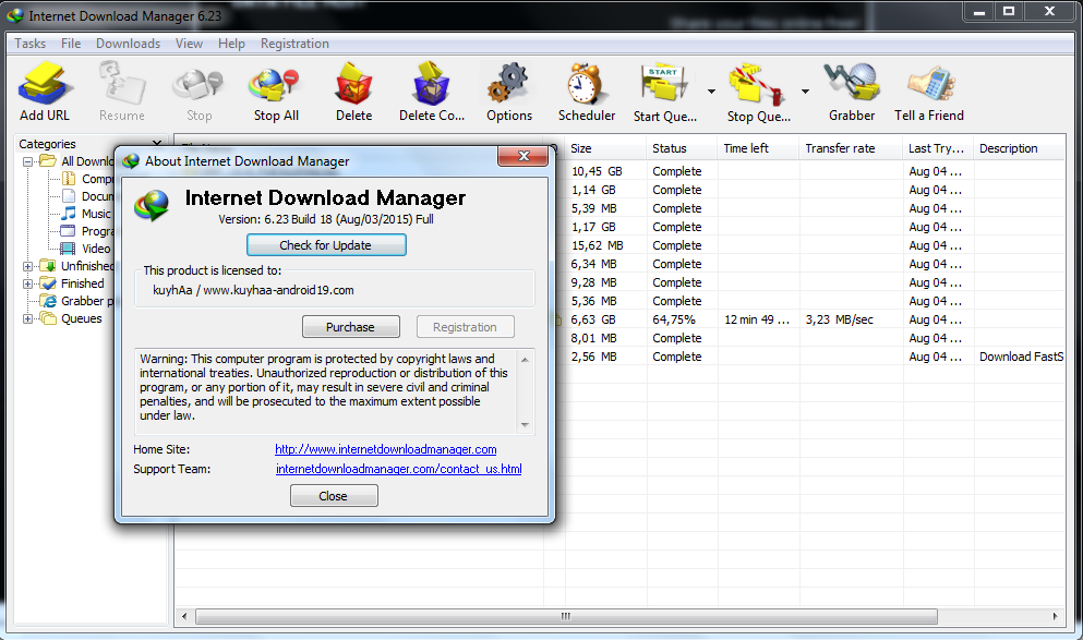 Internet download Manager REPACK. IDM download REPACK. Any Video Converter Ultimate 6.2.3 REPACK. Регистрационный код для Internet-download-Manager-6.23-build-20-Final.