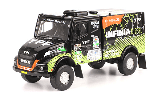 coleccion dakar 2 las ultimas noticias chile, coleccion dakar 1:43, iveco powerstar 1:43 federico villagra