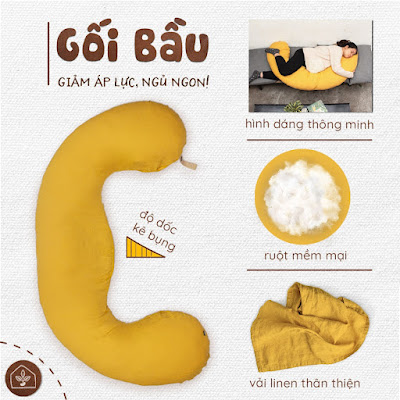 [A159] Tìm mua gối đa năng chữ C cho Bà Bầu chính hãng giá tốt