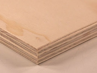 edge of veneer core plywood