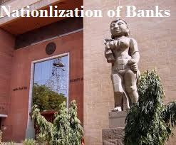 Nationalization of banks in India