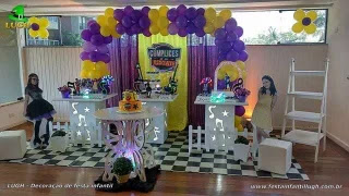 Decoração da mesa de aniversário tema Cúmplices de um Resgate para festa feminina - Barra - RJ