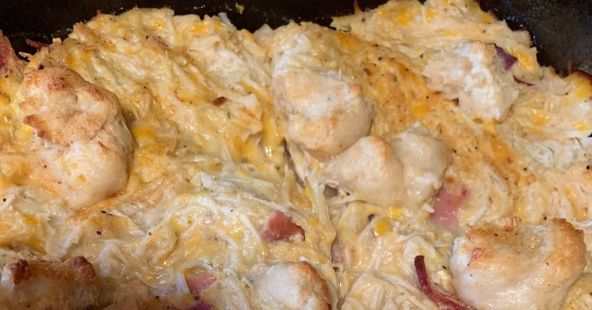 Dish with Dee Cracked Out Chicken Biscuit Bubble bake