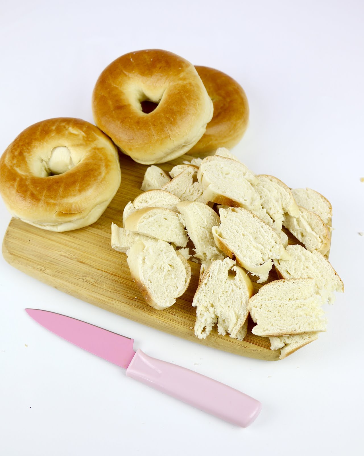 Homemade Baked Bagel Chips The Lindsay Ann