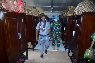 Ketua Tim COE MONUSCO: Hasil Inspeksi Satgas TNI Konga XXXIX-B RDB Dinyatakan Sangat Baik