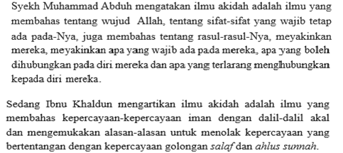 JAGOMENULIS: MATERI SINGKAT DAN SOAL-SOAL AKIDAH ISLAM