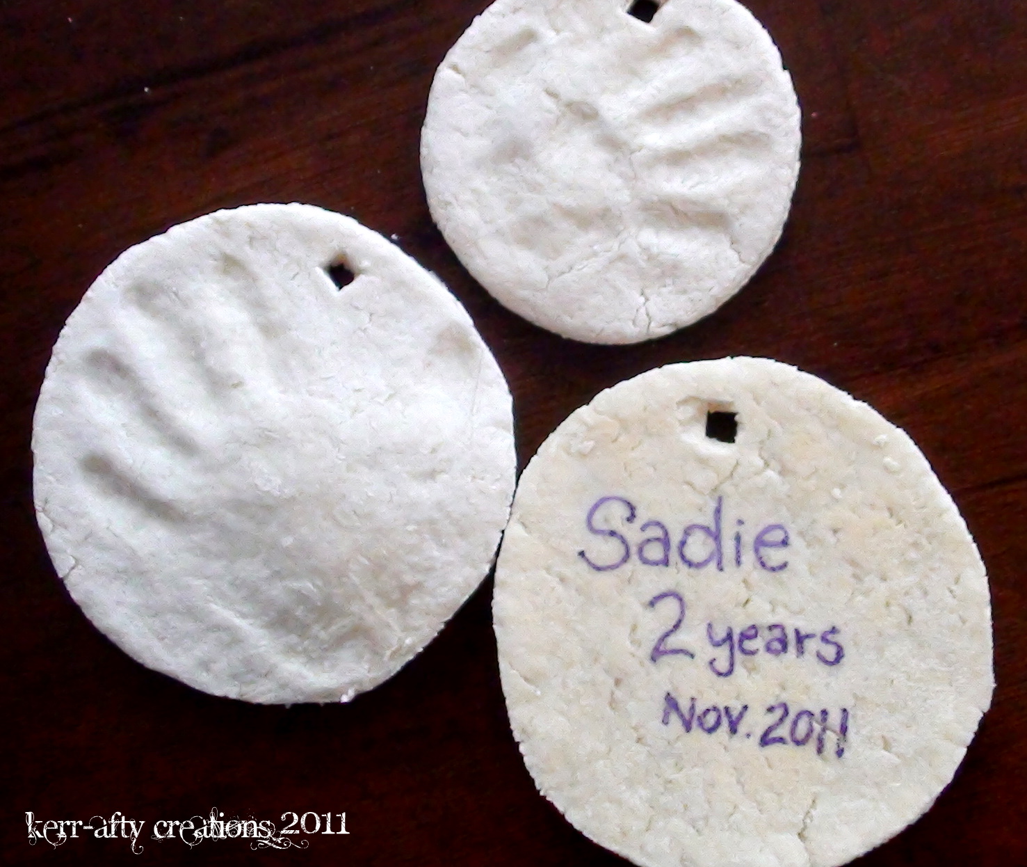 Kerrafty Creations Salt Dough Gift Tags/Ornaments