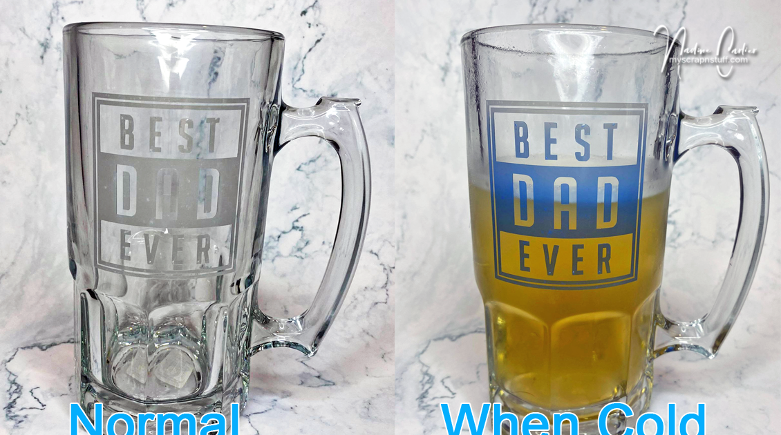 Customized Color Changing Beer Mug For Father's Day Nadine Carlier