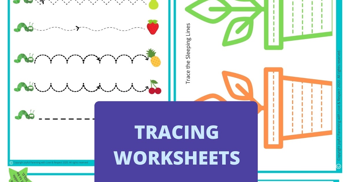Preschool Tracing Worksheet