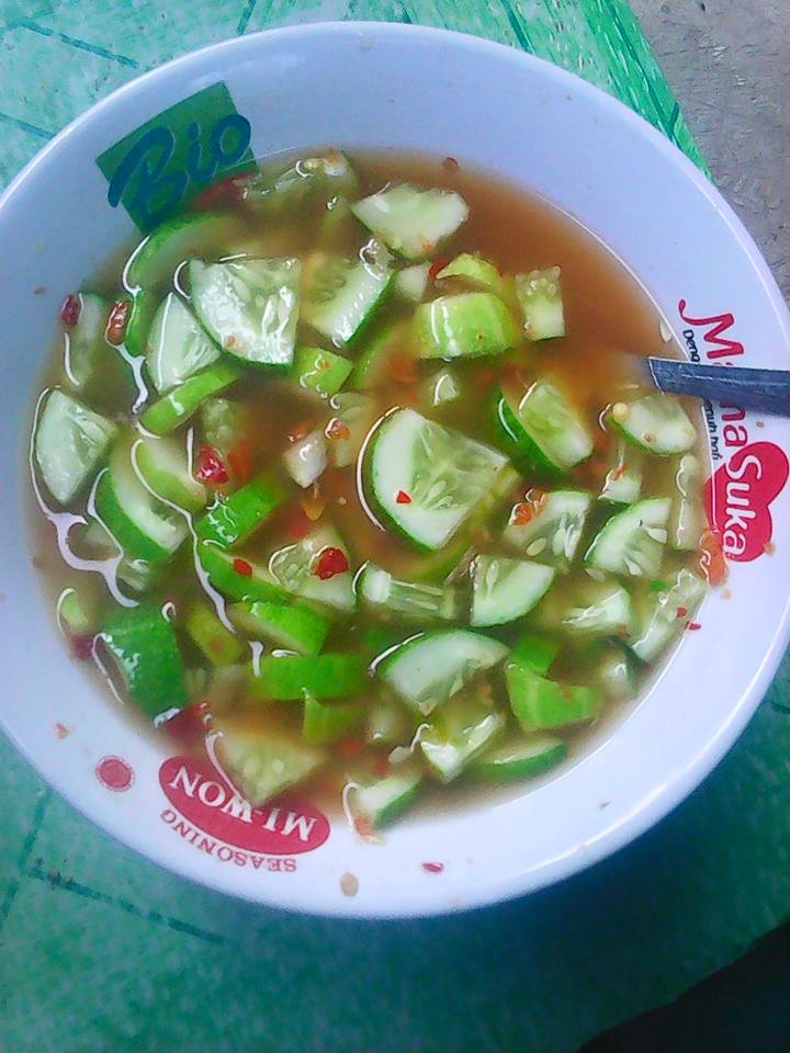 Resep Cara Membuat Asinan Timun Kuah Pedas Segar
