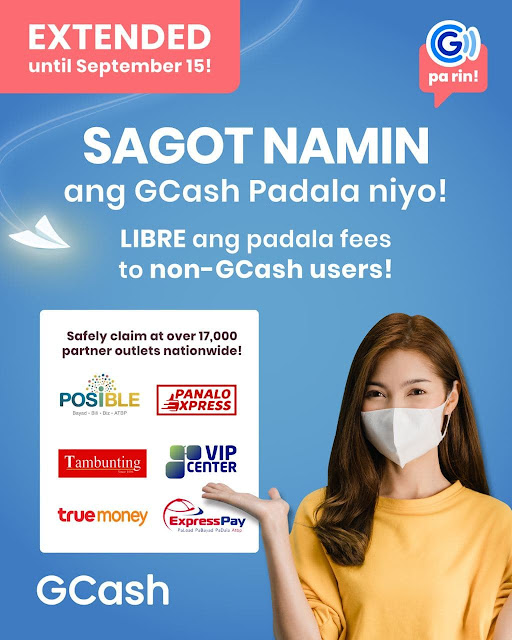 Pwede na MagpadaLOVE for FREE sa GCash Padala until September 15