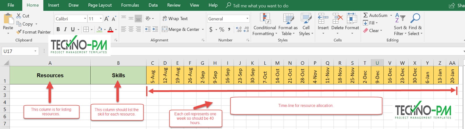 Excel based Resource Plan Template - Free Project Management Templates Excel based Resource Plan Template - Free Project Management Templates