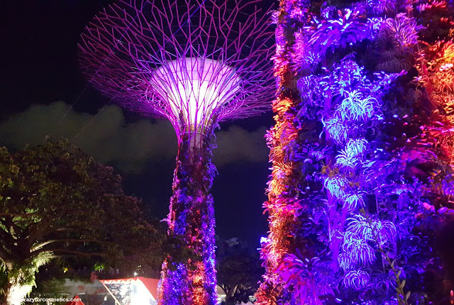 Gardens by the bay Light Show timings